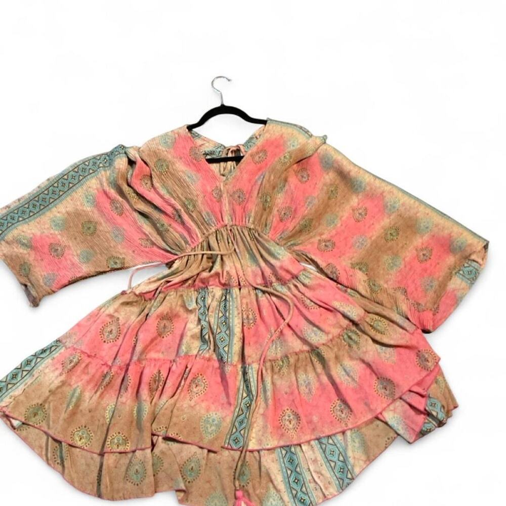 Anisa spain boho tiered kaftan - Picture 2 of 7